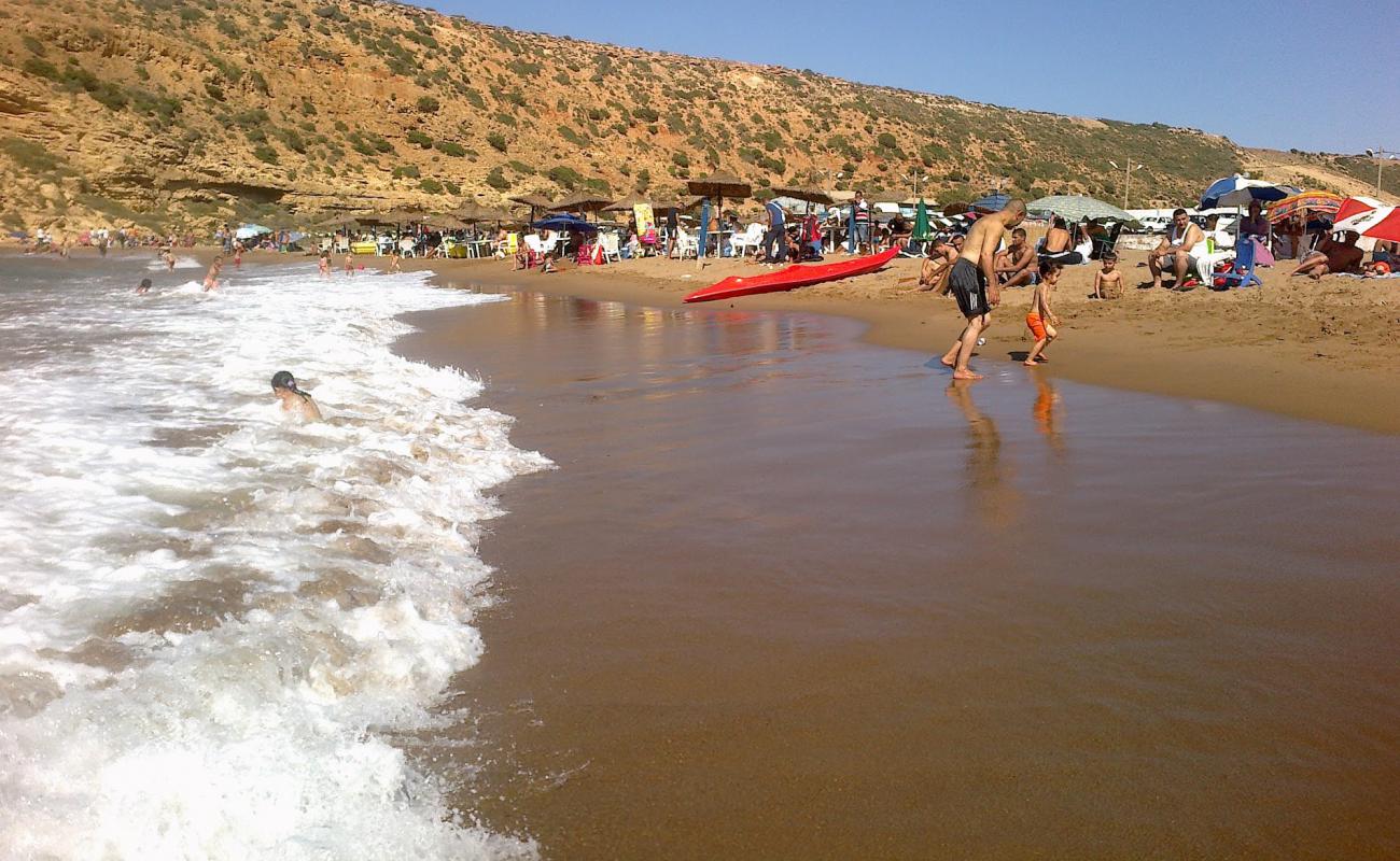 Foto de Plage Sidi Djelloul con arena fina oscura superficie