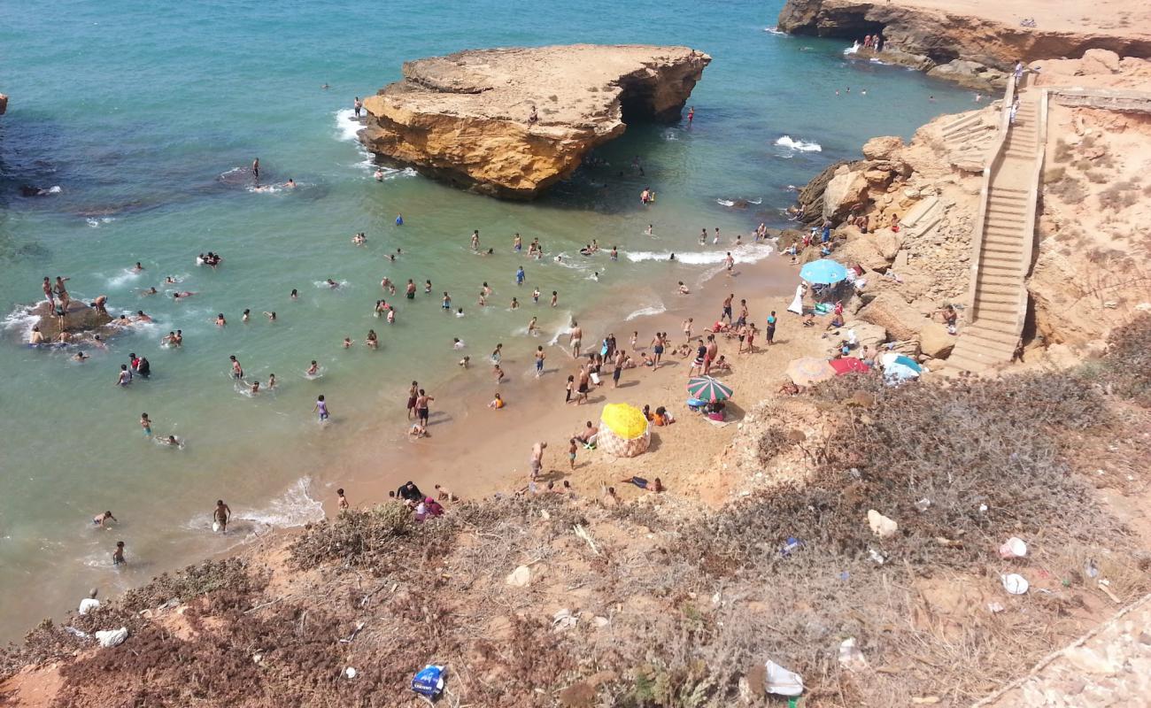 Foto de Sidi el-Ajal beach con brillante arena fina superficie