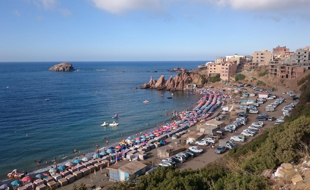 Foto de Plage Bleu con guijarro fino claro superficie