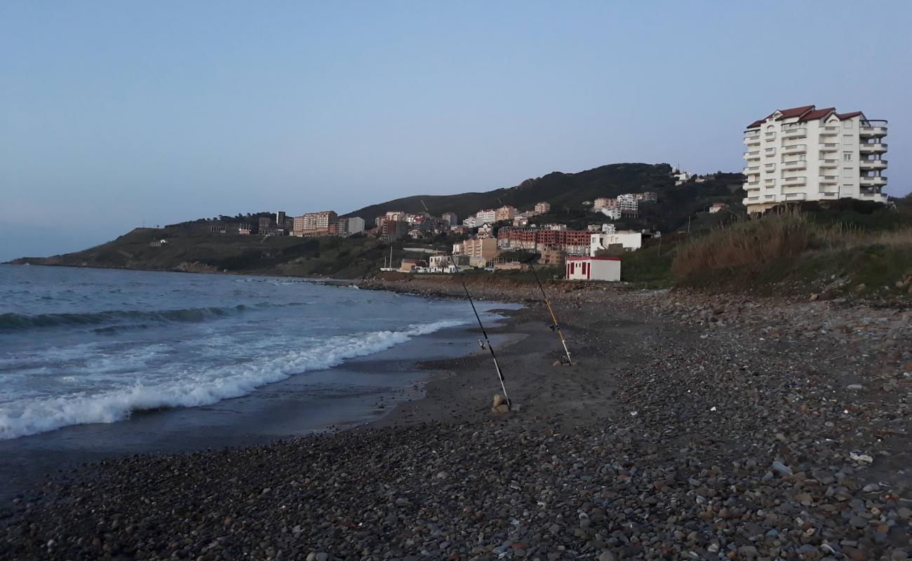 Foto de Plage Feraoun con guijarro ligero superficie