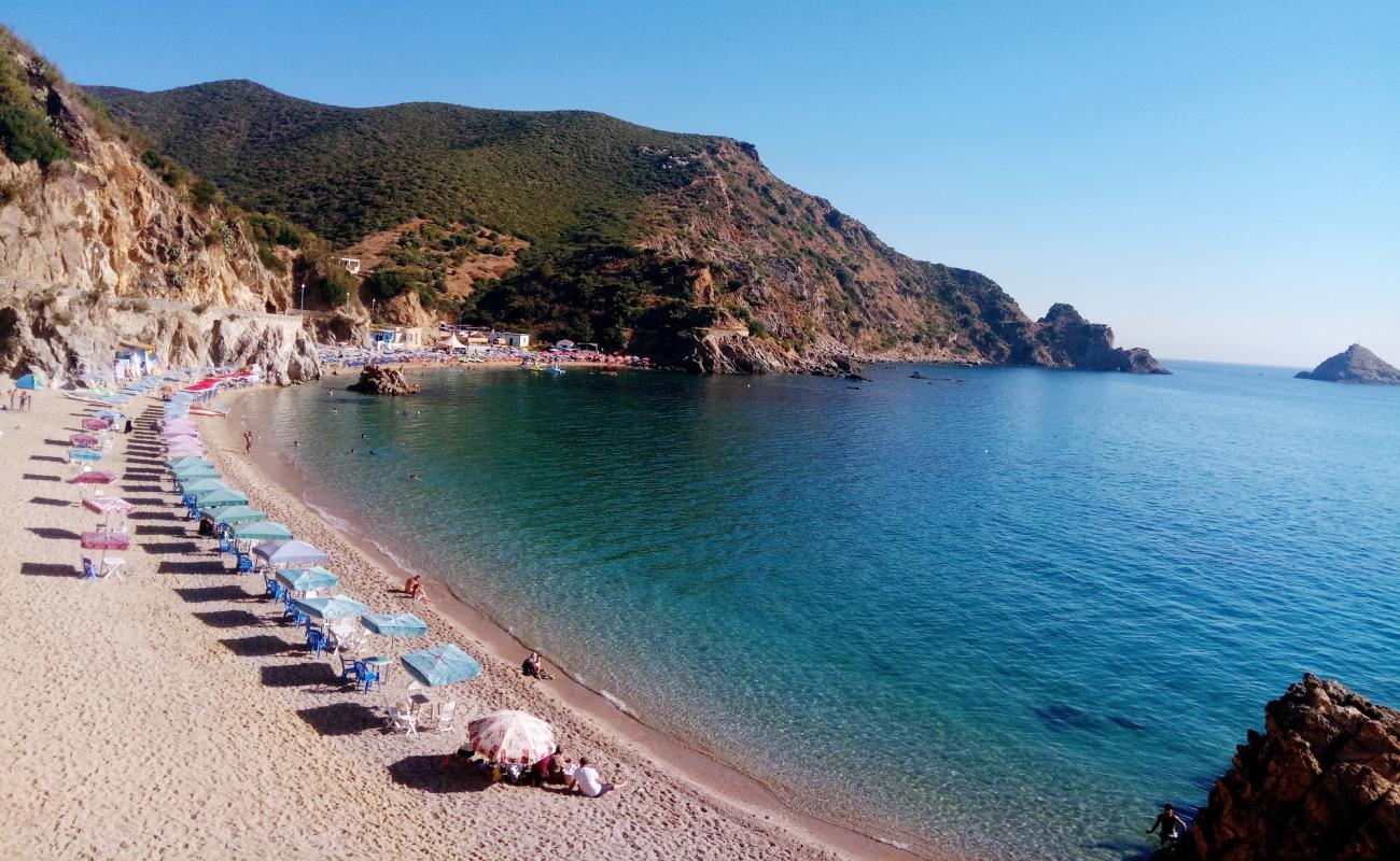 Foto de Plage Ravin des Lions (La Carriere) con guijarro fino claro superficie