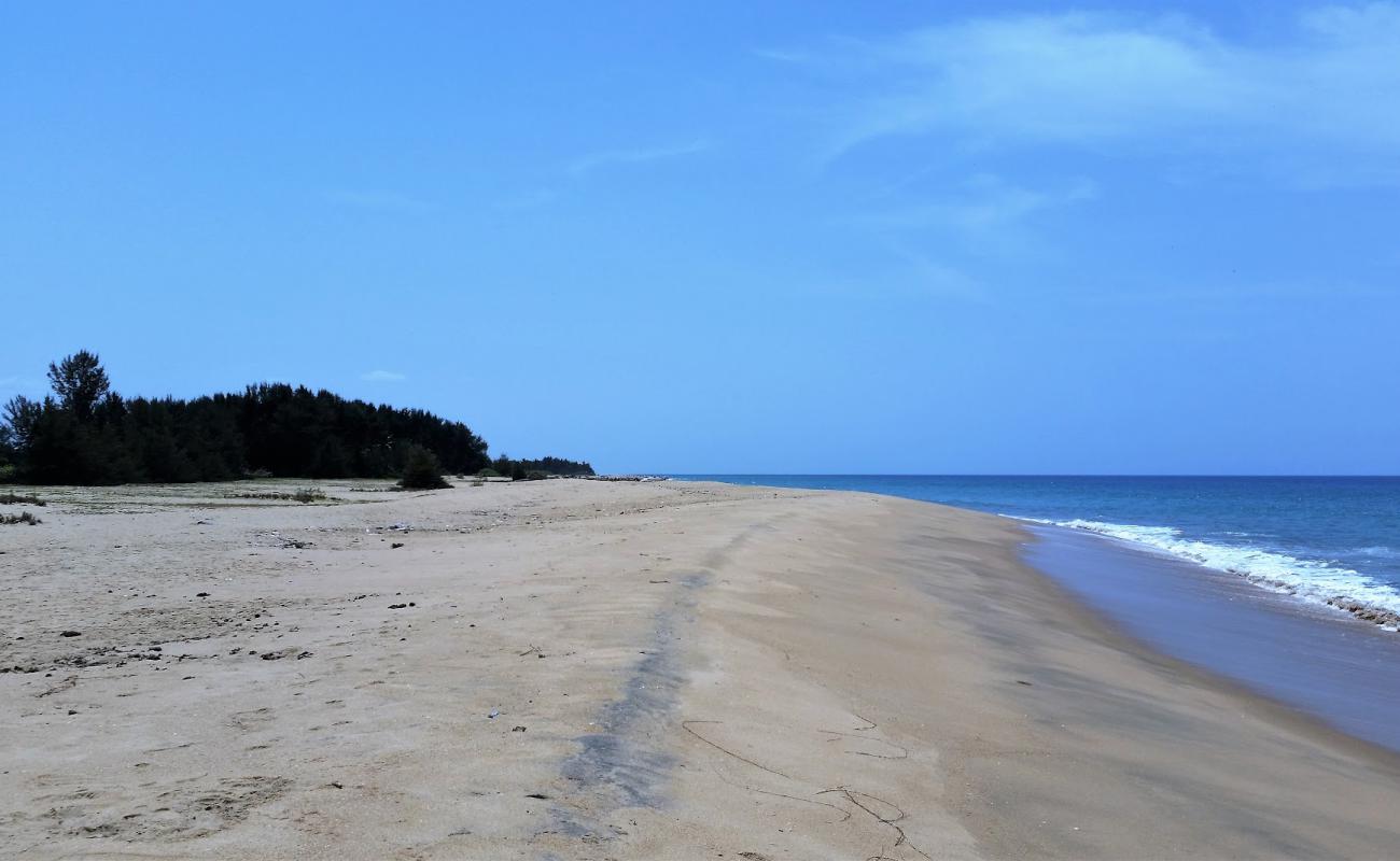 Foto de Puthukkudiyiruppu Beach con arena brillante superficie