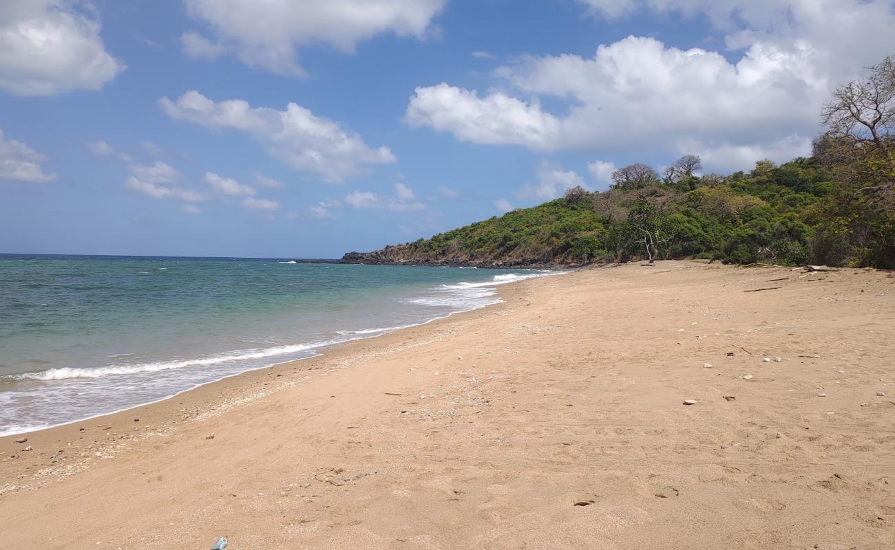 Foto de Mtsanga Kolo Batsoumou Beach con arena oscura superficie