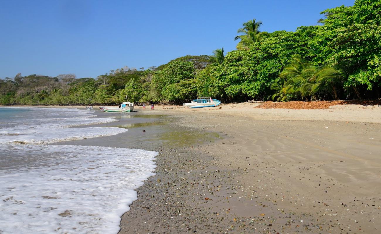 Foto de Manzanillo Beach con arena brillante superficie