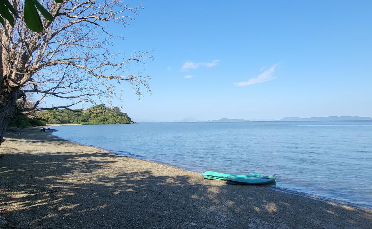 Foto de Isla Venado con guijarro fino claro superficie