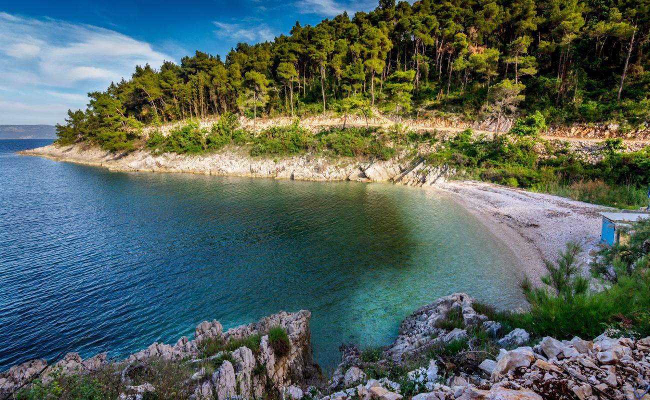 Foto de Drenje beach con guijarro ligero superficie