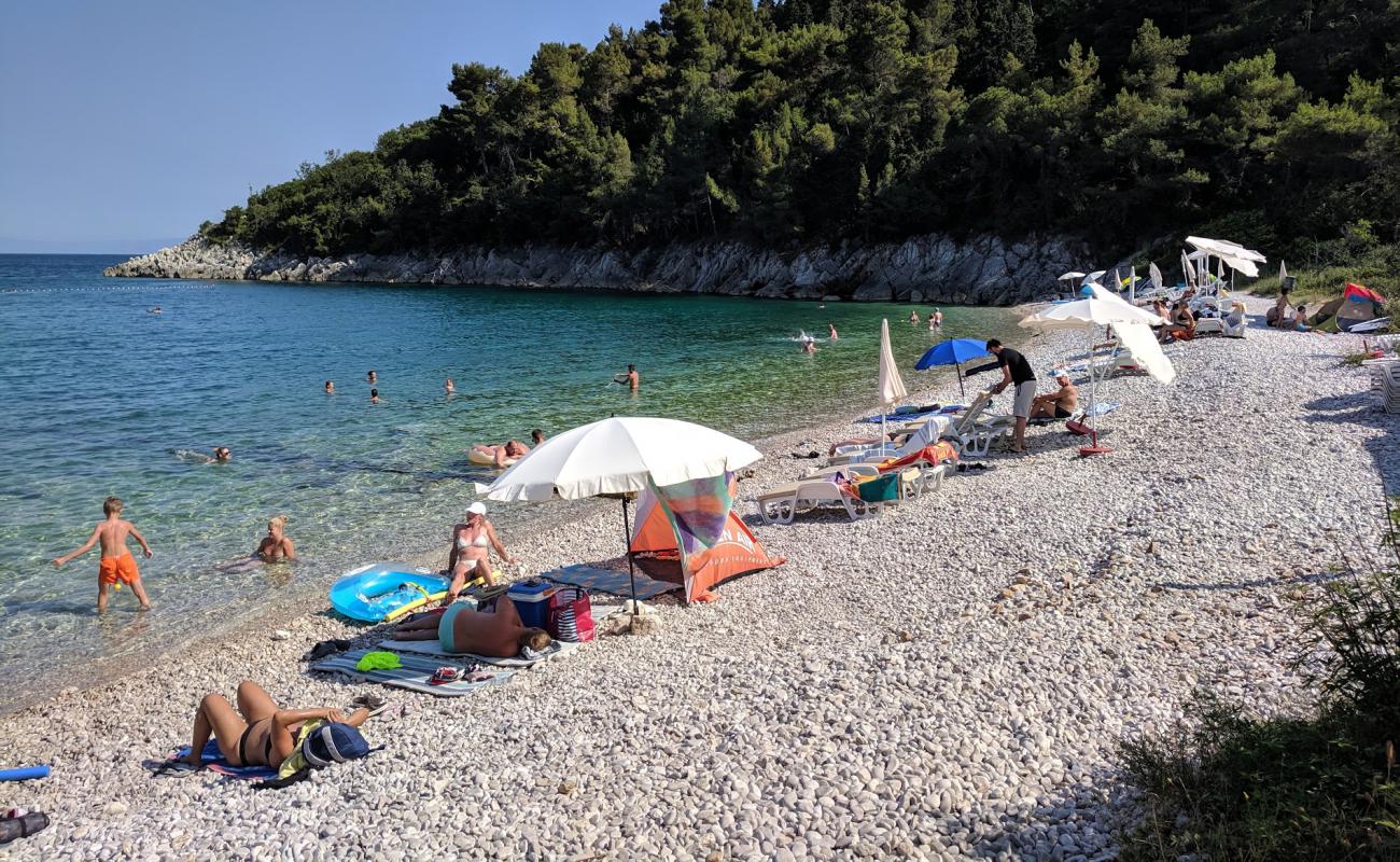 Foto de Huboka beach con guijarro ligero superficie