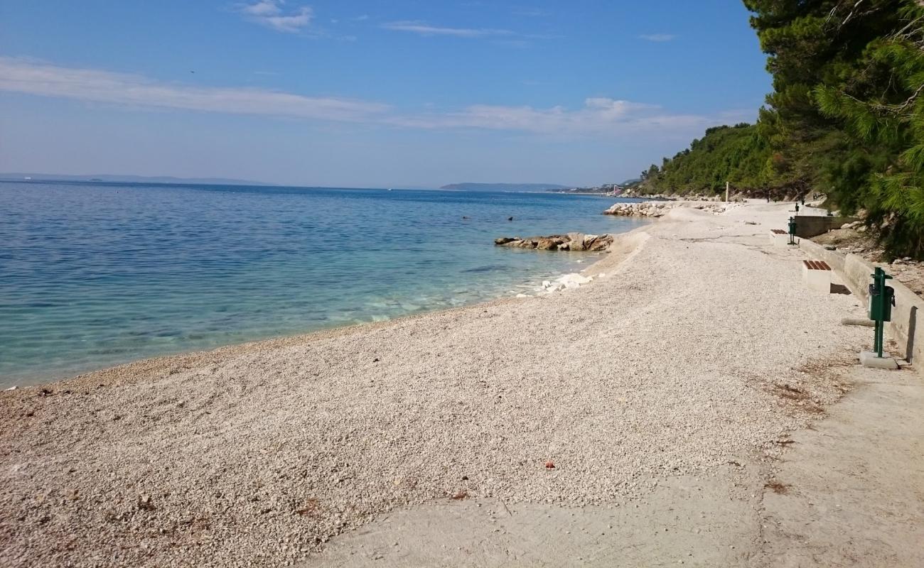 Foto de Playa de Stobrec Jug con guijarro ligero superficie