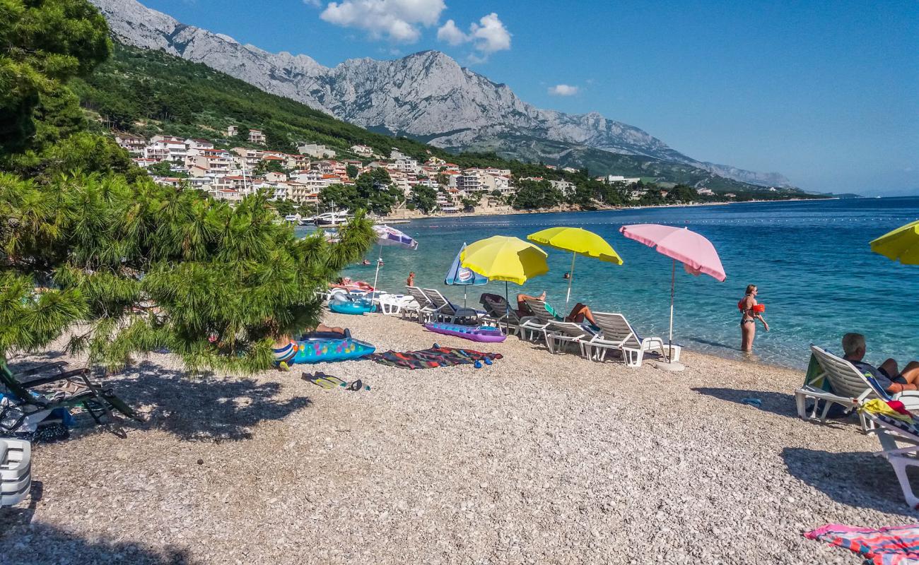 Foto de Playa Soline con guijarro fino claro superficie