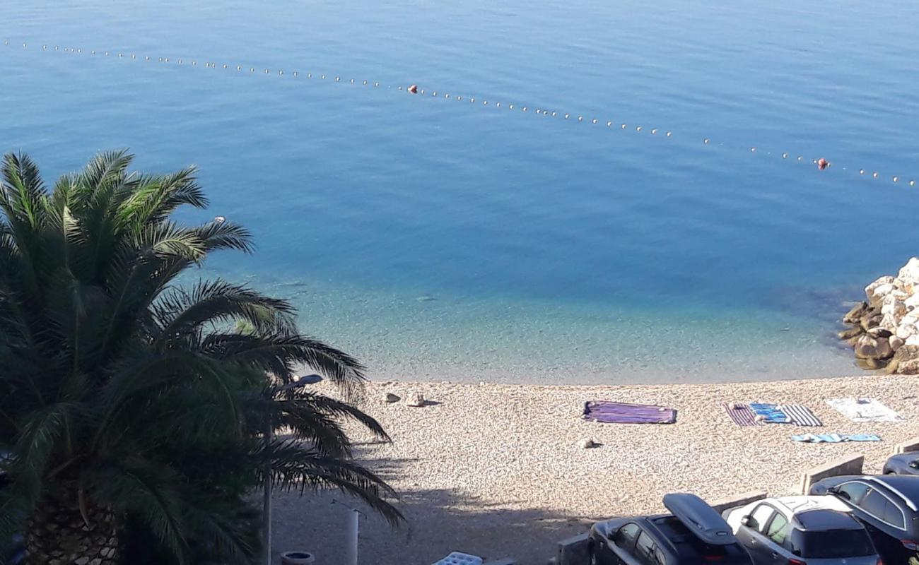 Foto de Biokovo beach con guijarro ligero superficie