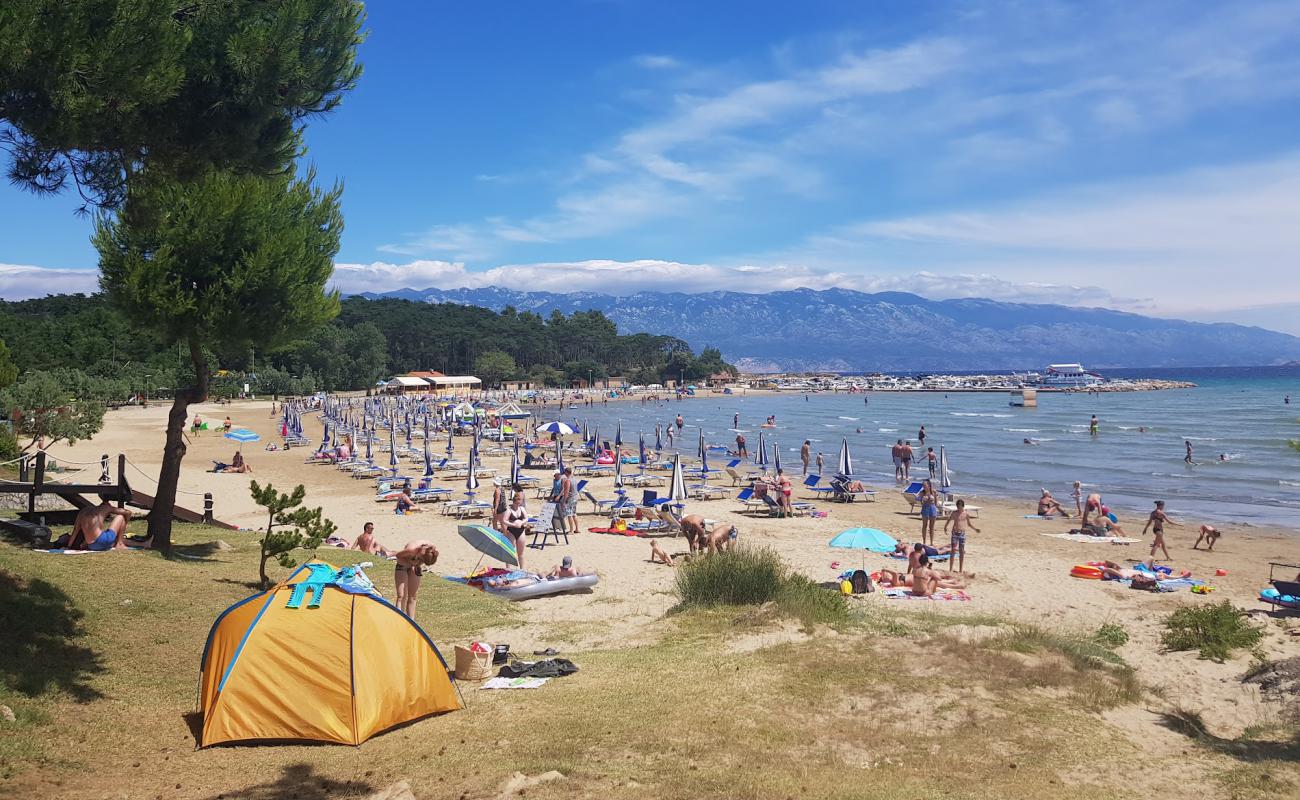 Foto de San Marino beach con brillante arena fina superficie