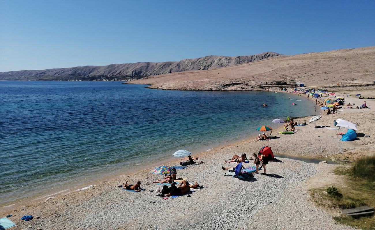 Foto de Rucica beach con guijarro ligero superficie