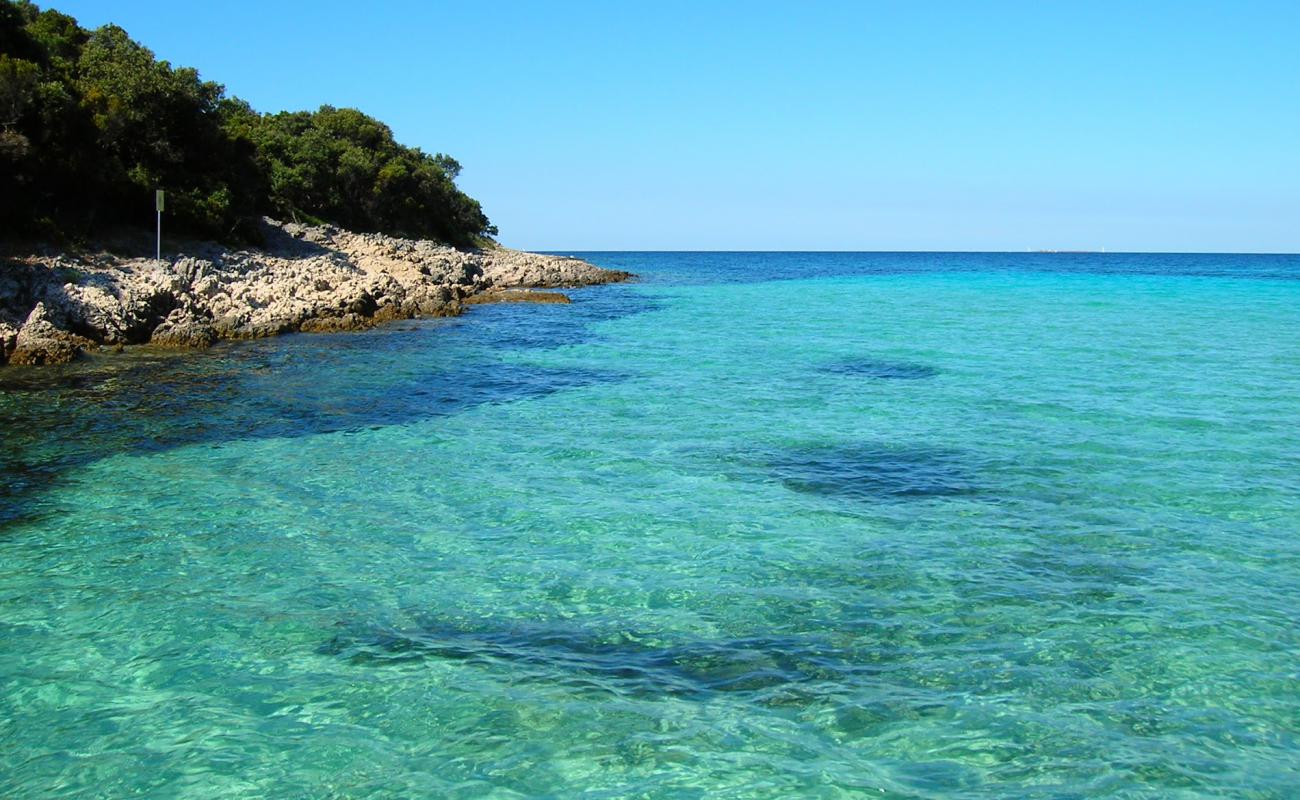 Foto de Pernastica beach con guijarro ligero superficie