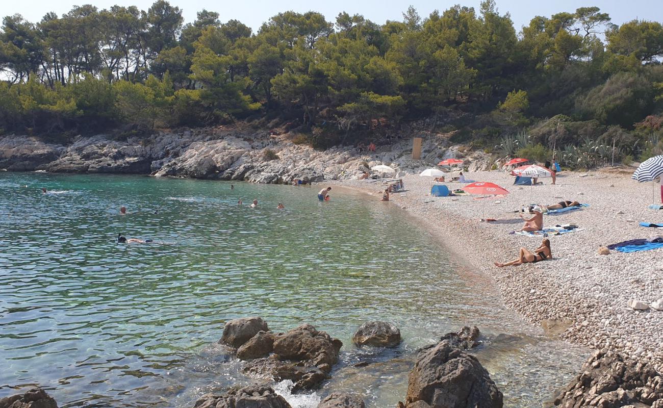 Foto de Notos Hvar beach con guijarro fino claro superficie