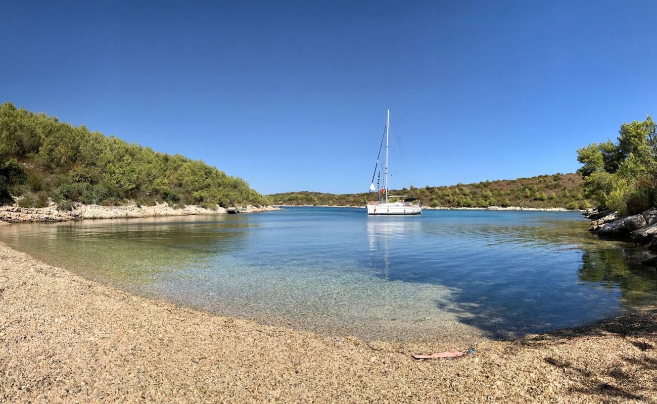 Foto de Dijana beach con guijarro fino gris superficie