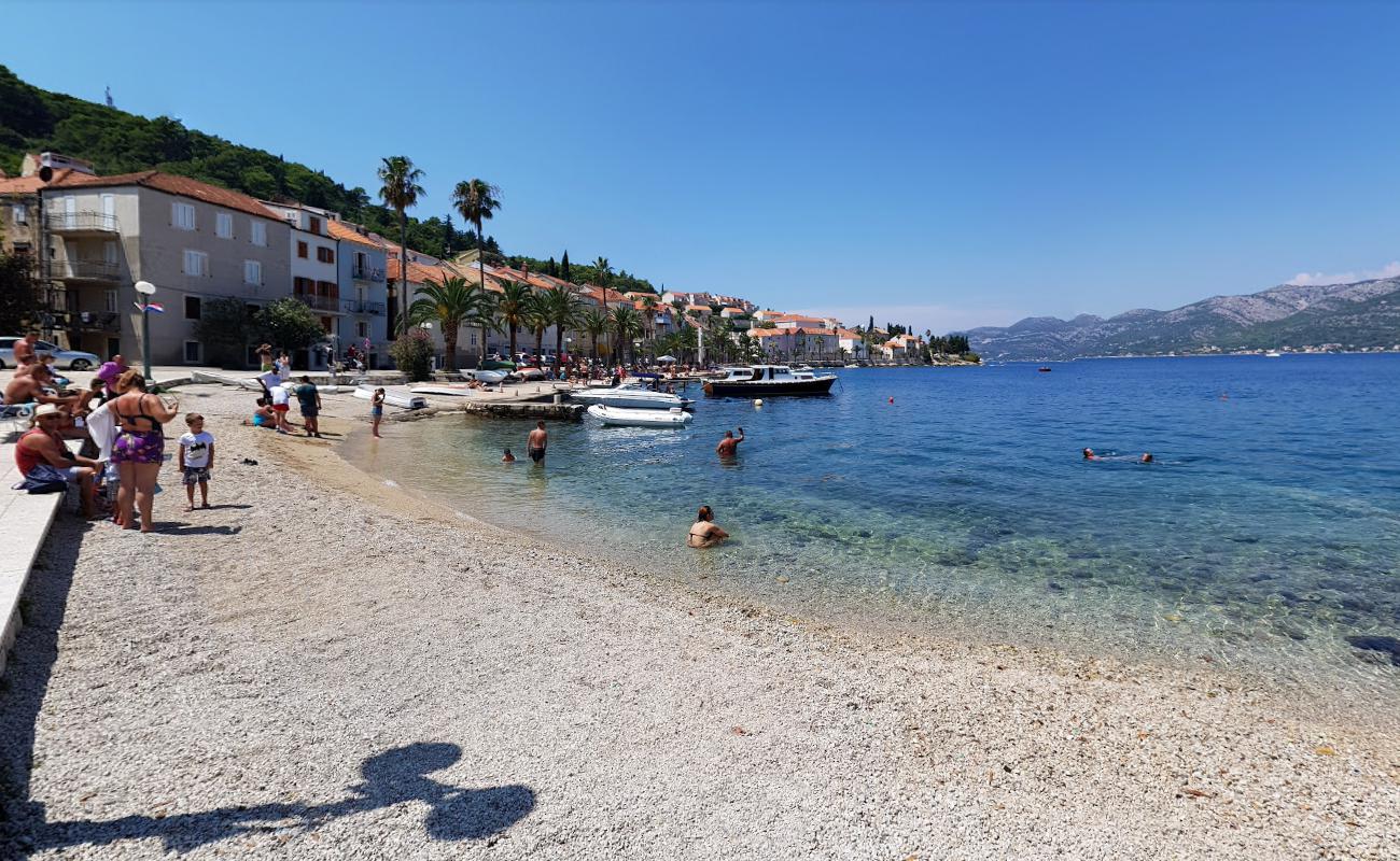 Foto de Luka Korculanska beach zona salvaje