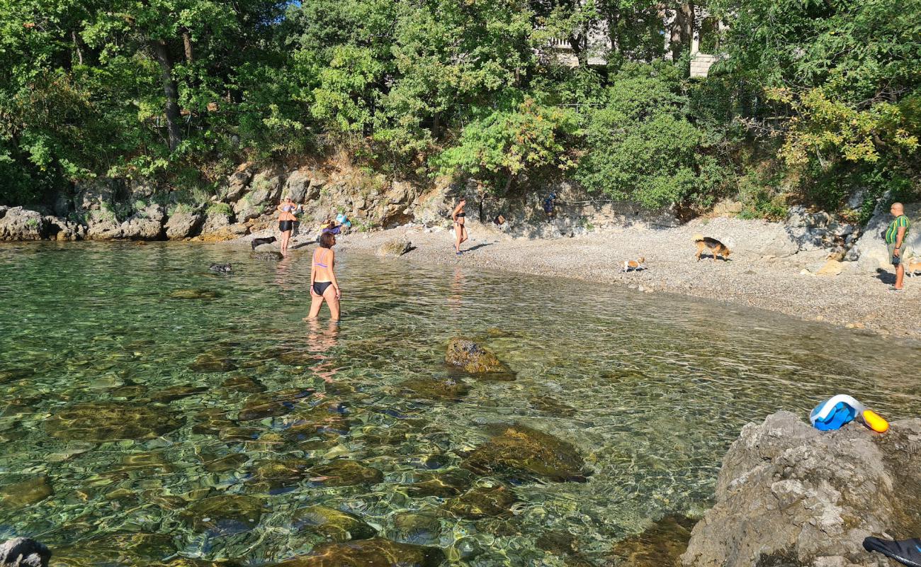 Foto de Lovran Dog Beach con piedra superficie