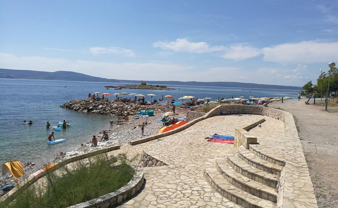 Foto de Lopar Beach con piedra superficie