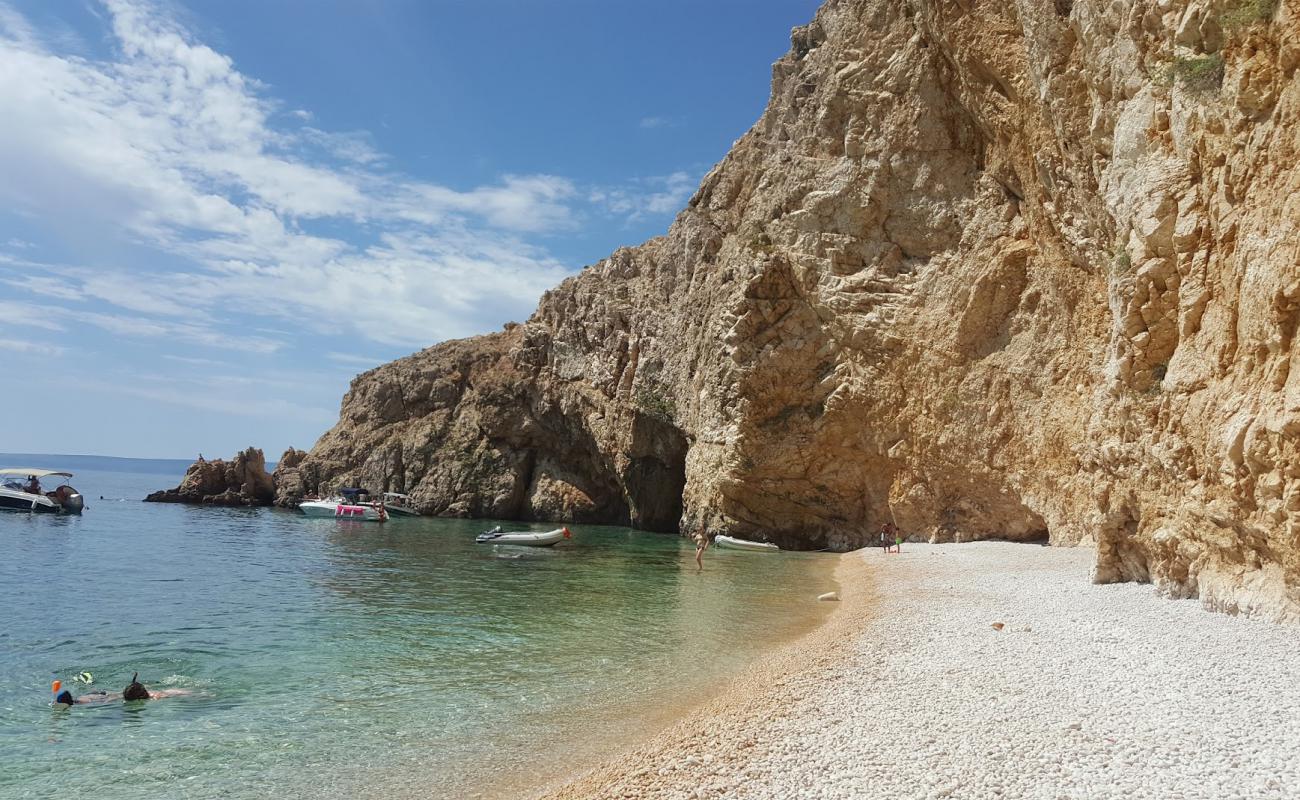 Foto de Golden Bay Beach con guijarro fino claro superficie