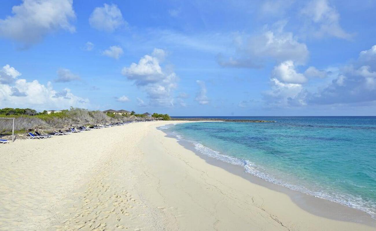 Foto de Playa Meliá Buenavista con brillante arena fina superficie