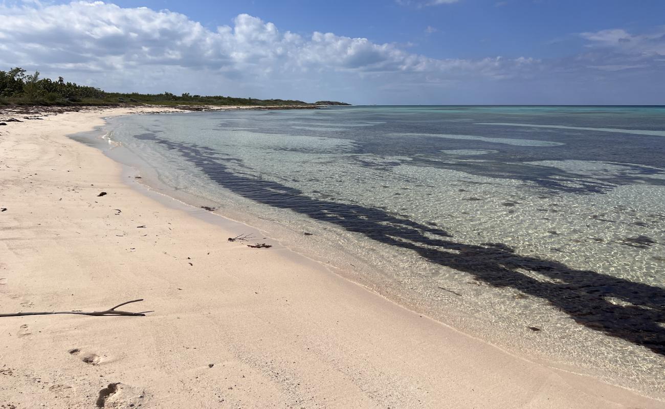 Foto de Playa Prohibida con brillante arena fina superficie