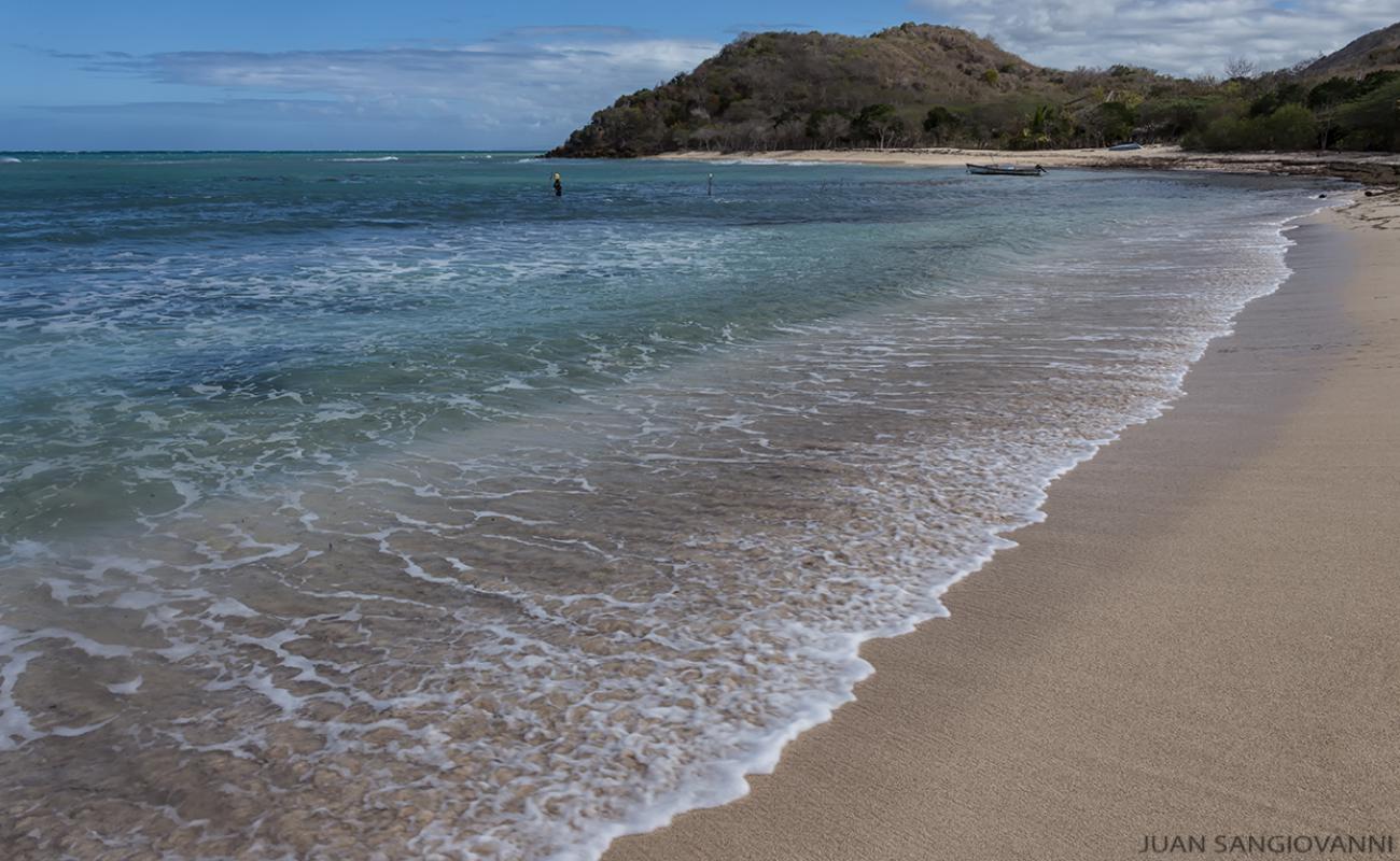 Foto de Playa Los Cocos con arena fina y guijarros superficie