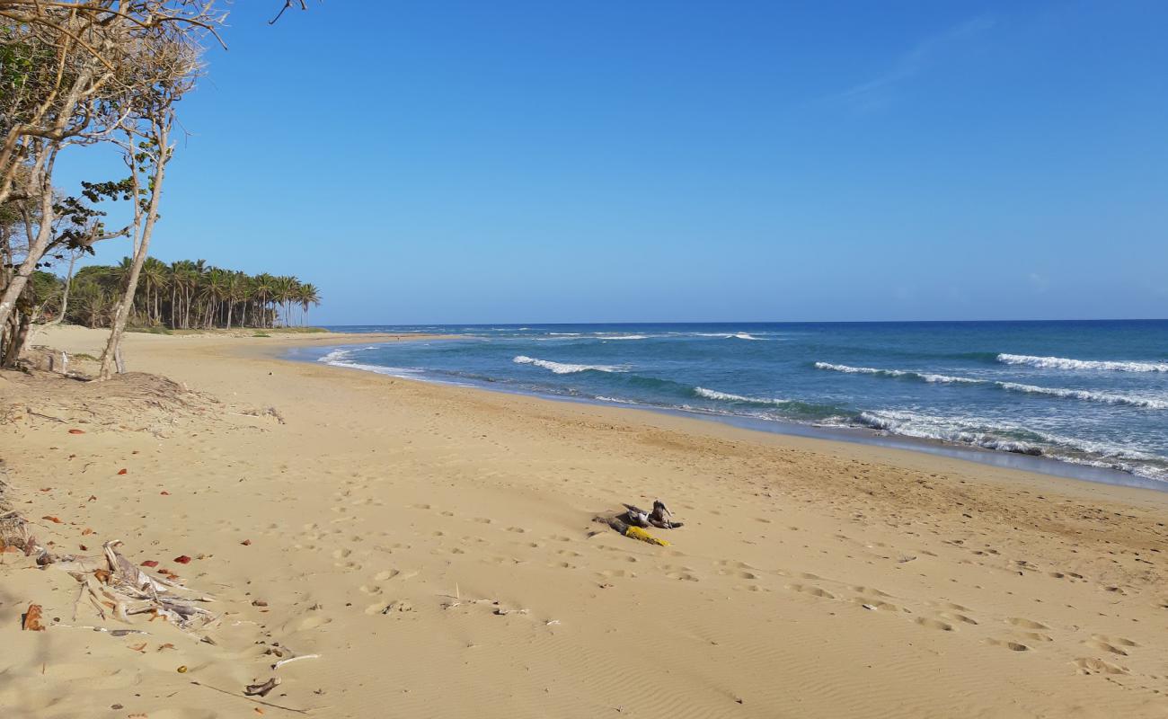 Foto de Playa Encuentro con brillante arena fina superficie