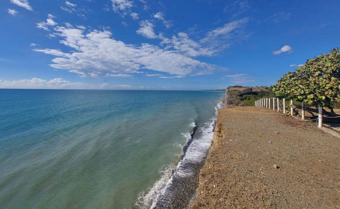 Foto de Playa Matanzas con guijarro fino gris superficie