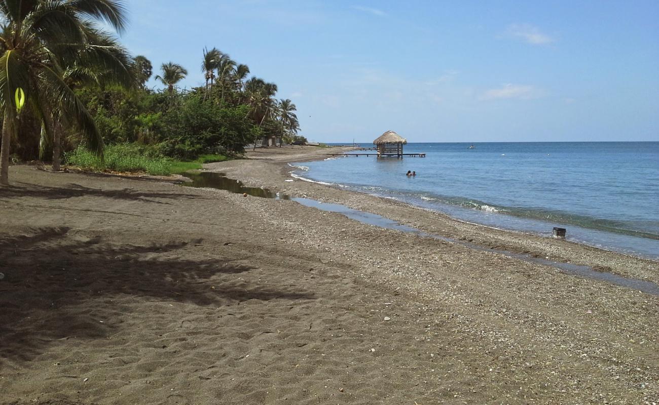 Foto de Palmar de Ocoa beach con arena gris superficie