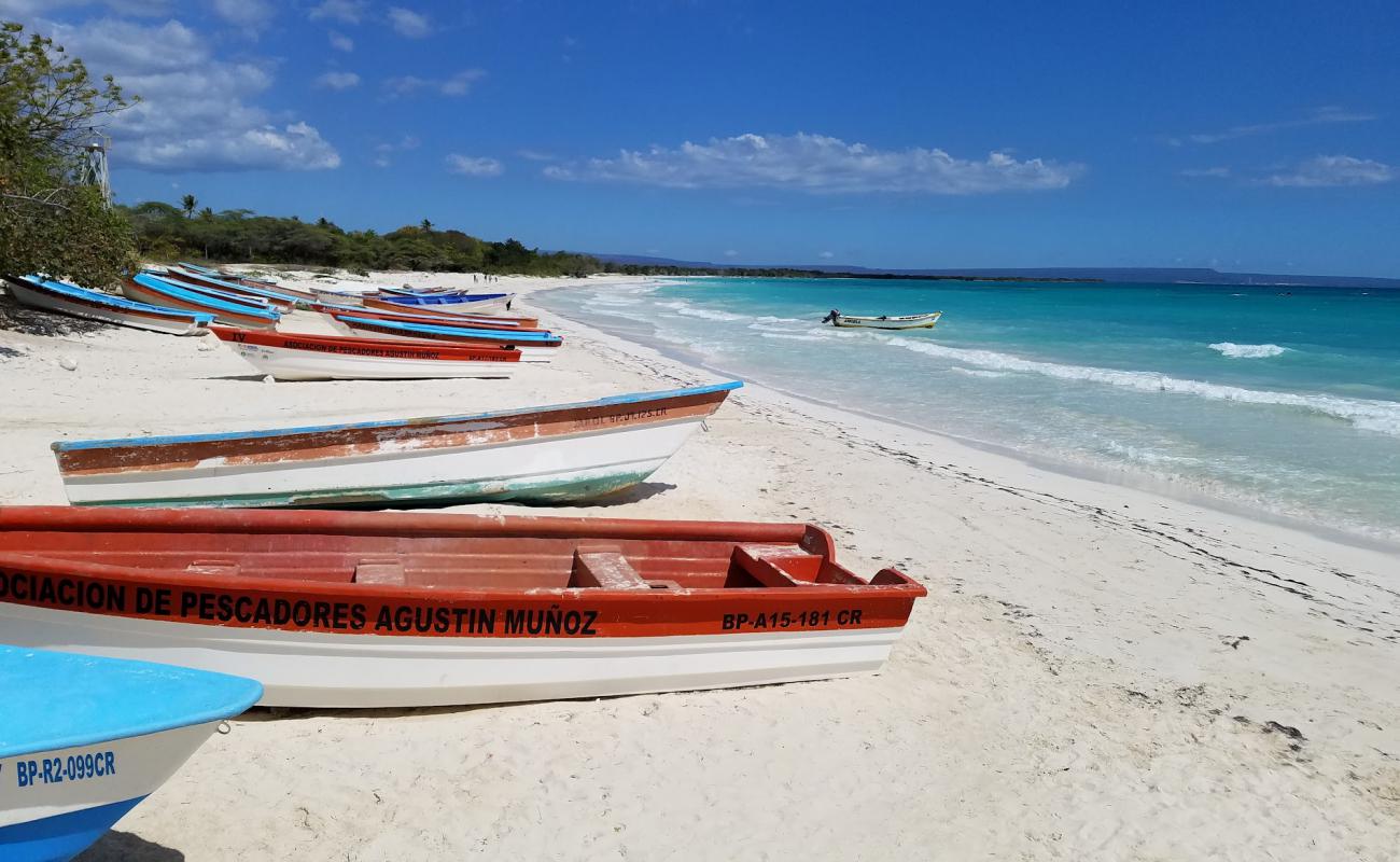 Foto de Pedernales beach con brillante arena fina superficie