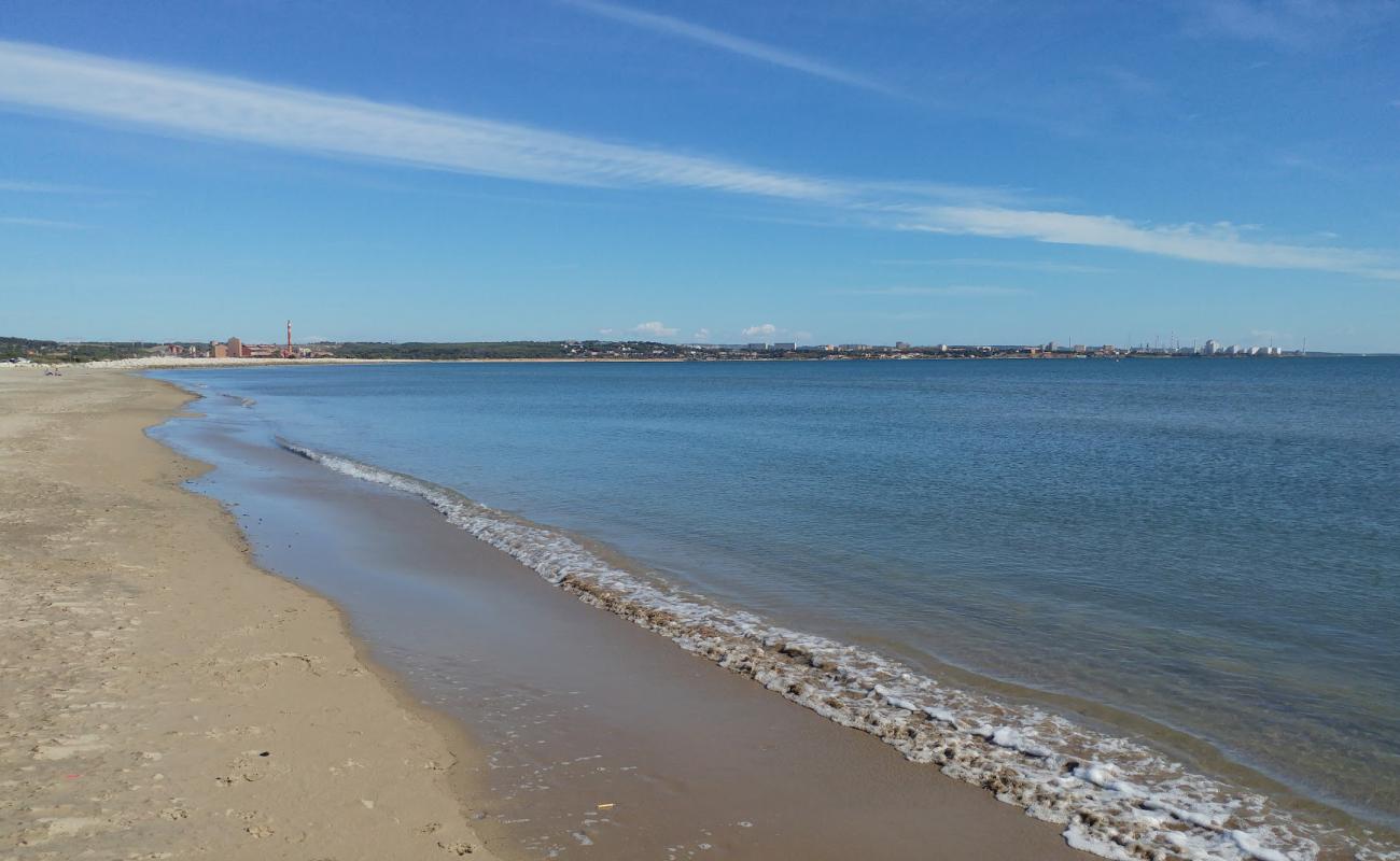 Foto de Grande Plage con brillante arena fina superficie