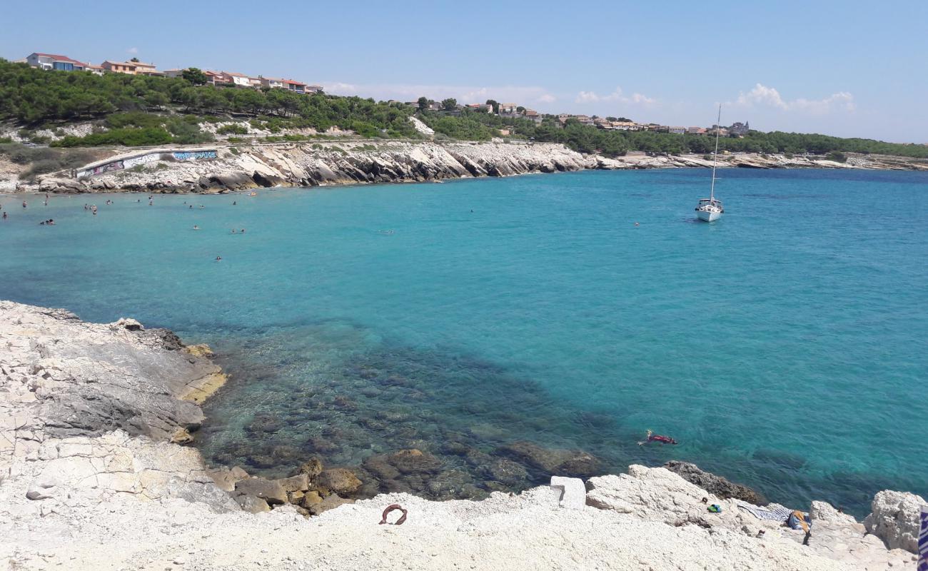 Foto de Plage Crique con piedra superficie