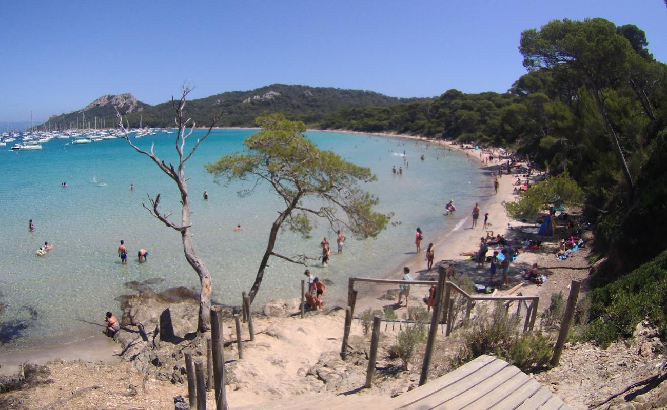 Foto de Playa D'Argent con arena blanca superficie