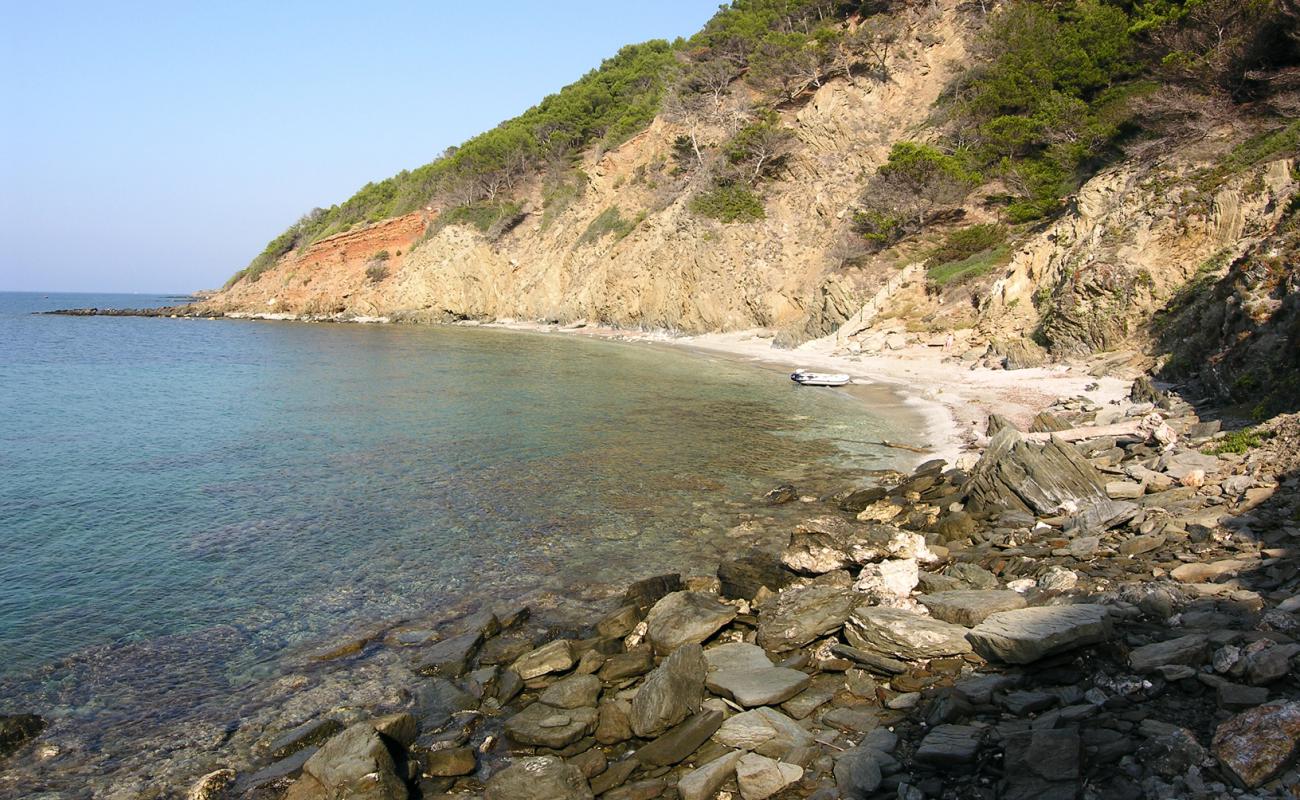 Foto de Fouirades beach con guijarro ligero superficie