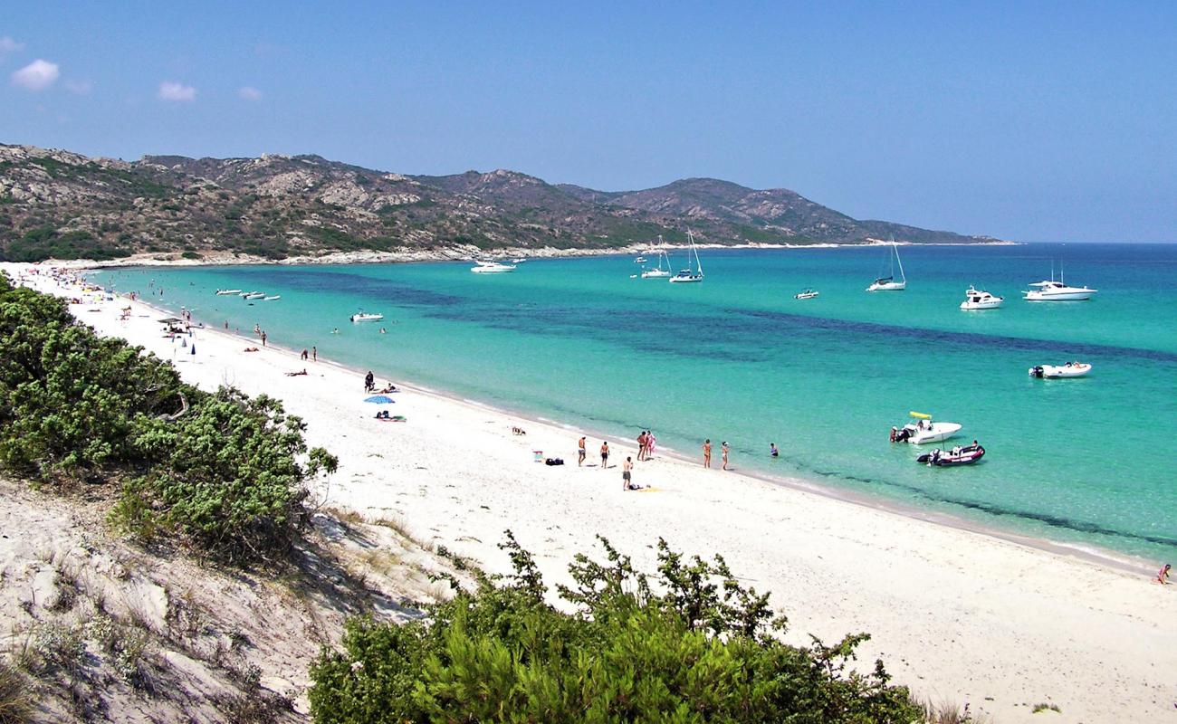 Foto de Playa de Pampelonne con arena fina blanca superficie