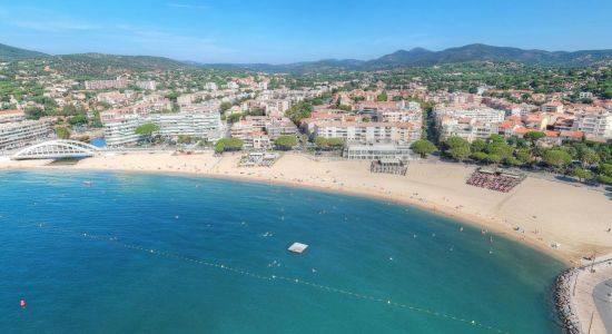 Playa de la Marina de Sainte Maxime.