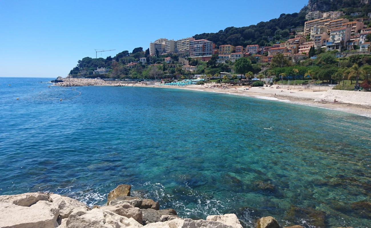 Foto de Plage Marquet con arena fina y guijarros superficie