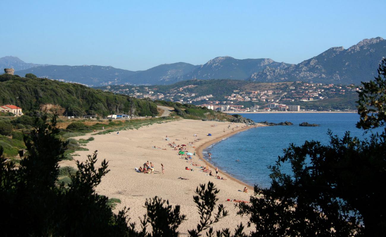 Foto de Aglio Camping beach con brillante arena fina superficie