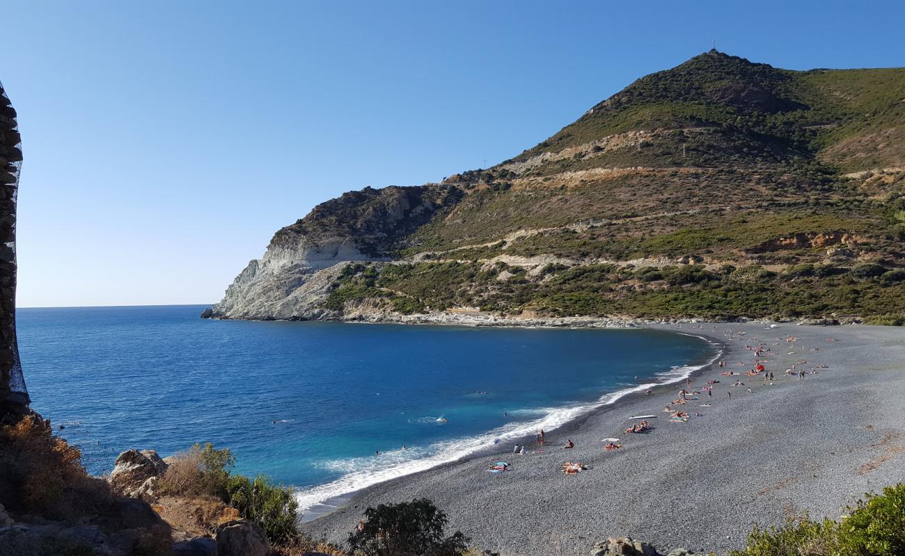 Foto de D'Albo beach con guijarro gris superficie