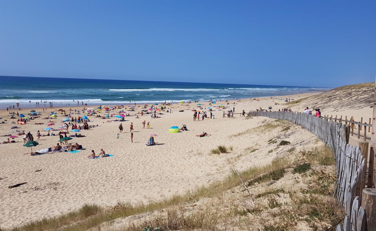 Foto de Playa de Soustons con arena blanca superficie