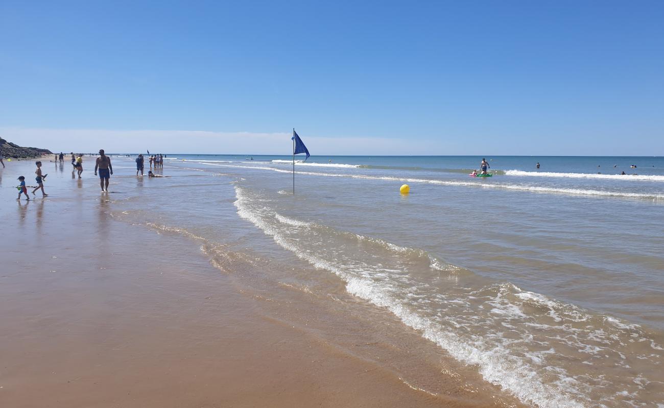 Foto de Paree beach con arena oscura superficie