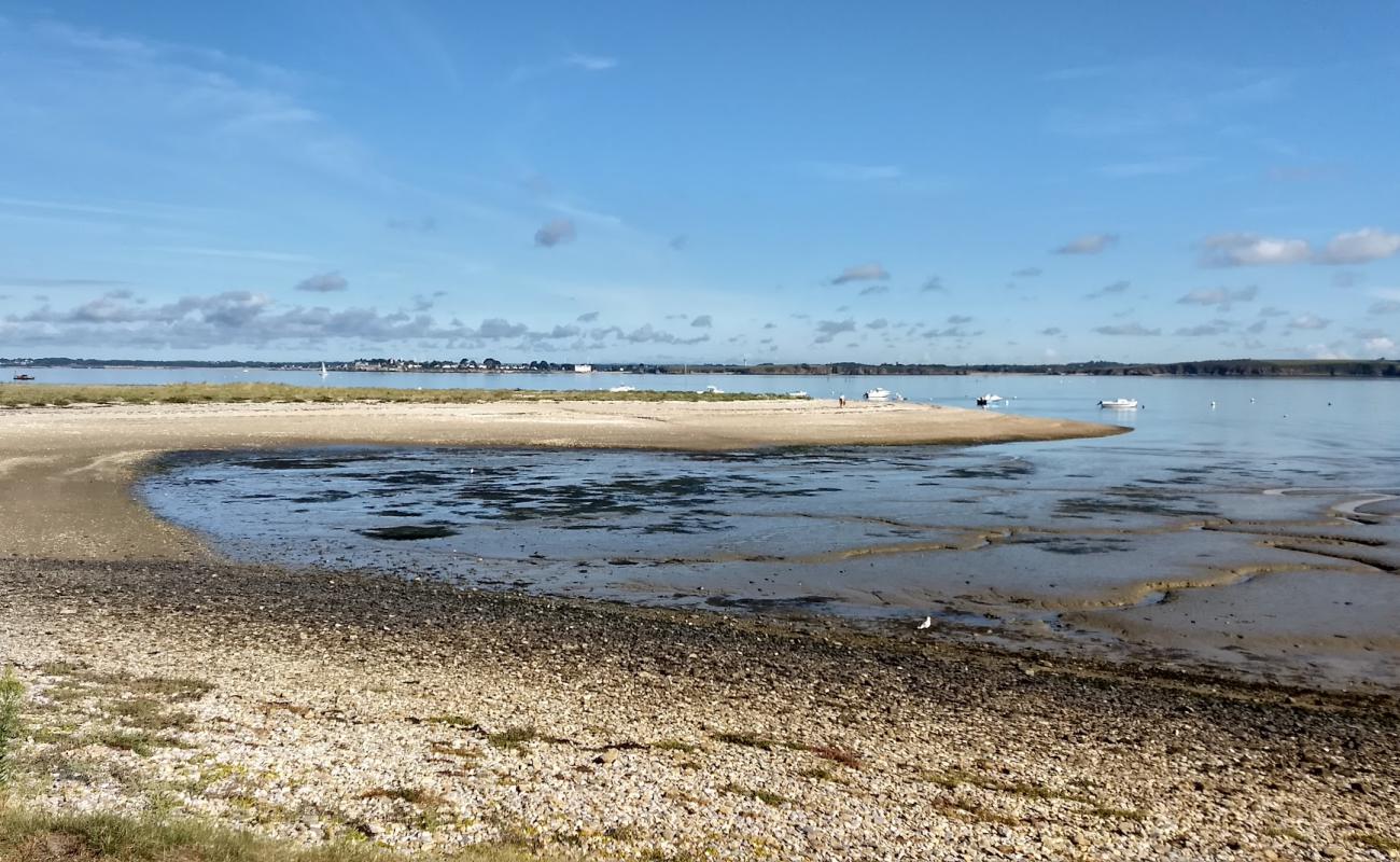 Foto de Plage de Camaret con arena gris y guijarros superficie