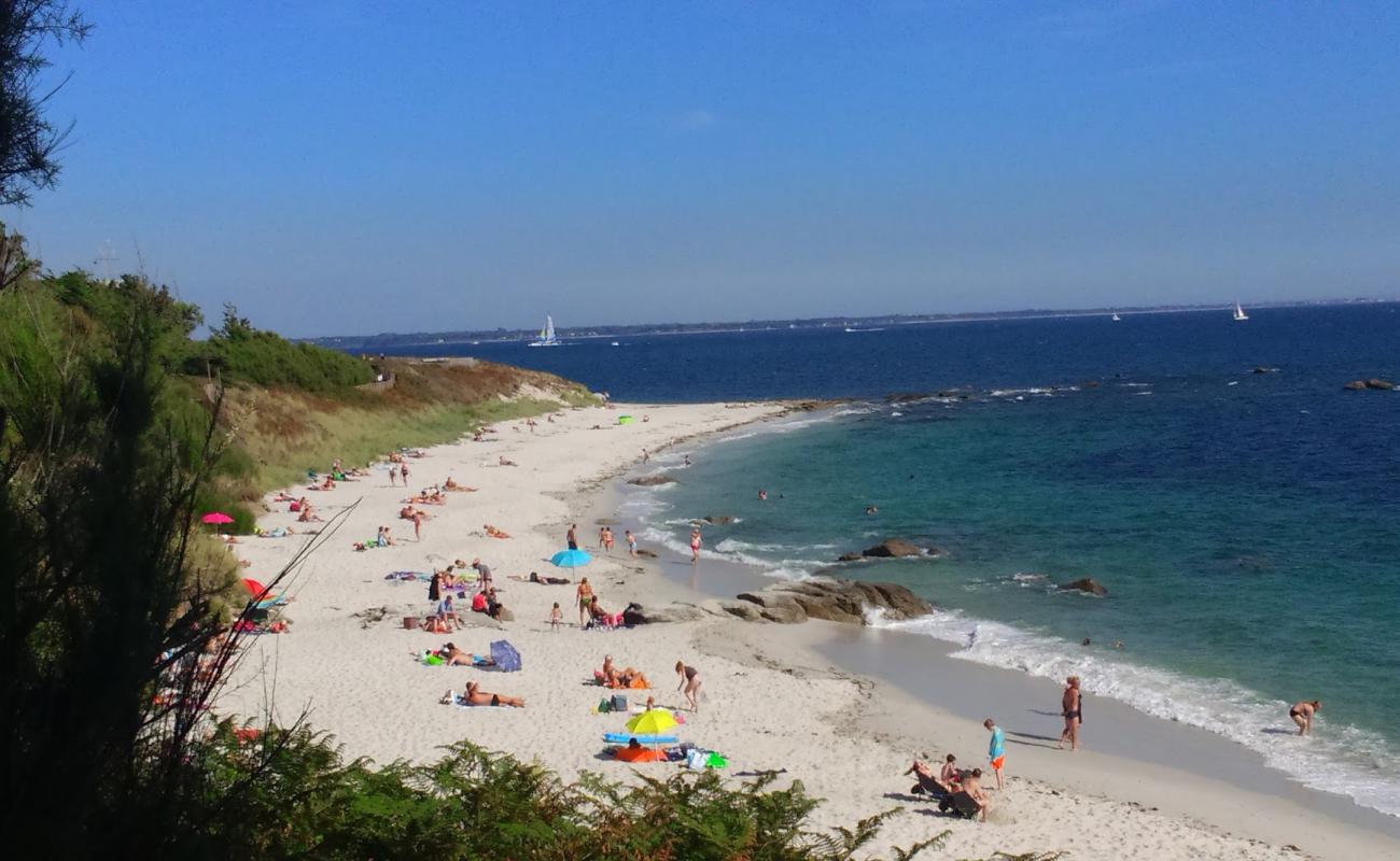 Foto de Plage de Beg Meil con arena blanca superficie