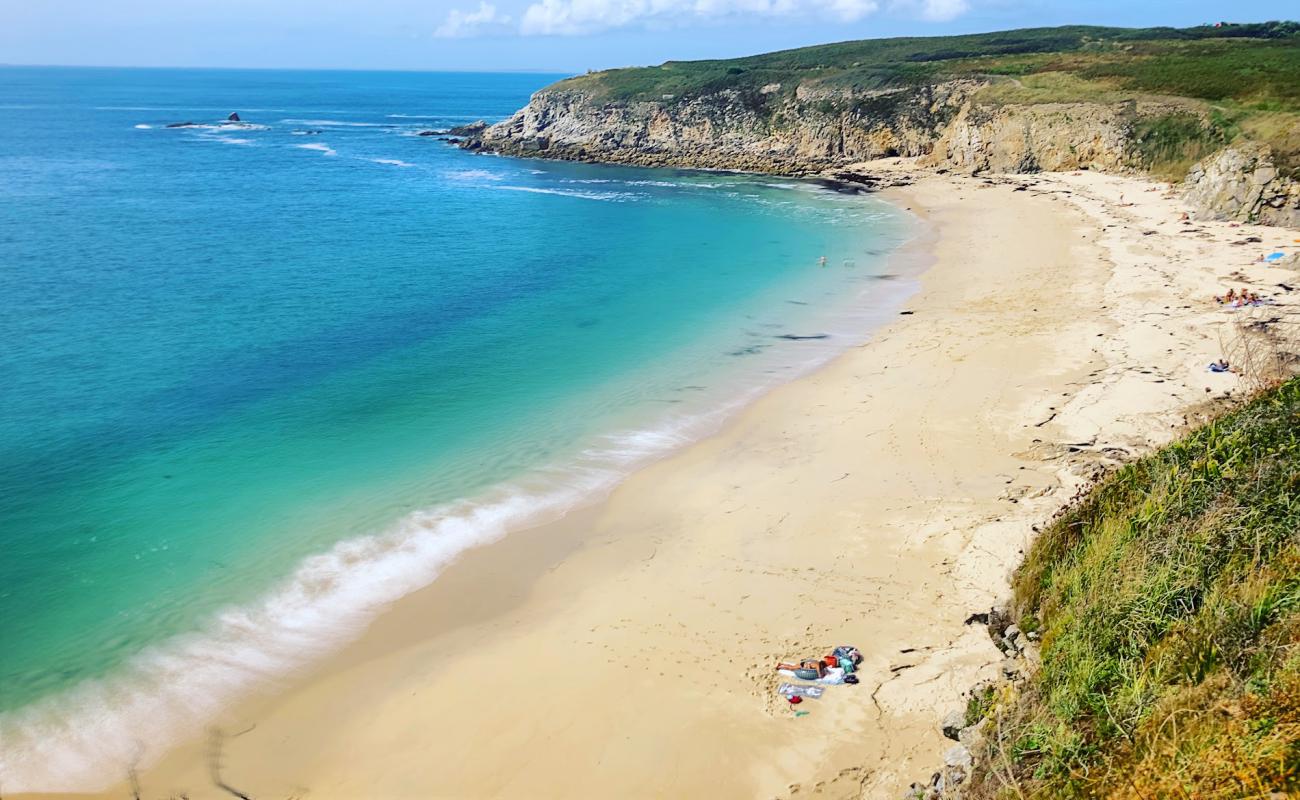 Foto de Plage de Corsen con arena brillante superficie