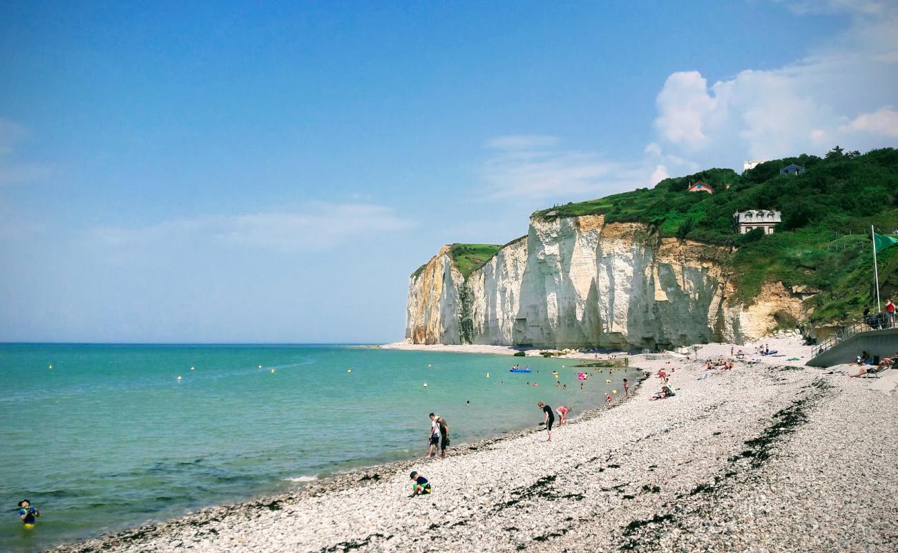 Foto de Plage de Saint-Pierre-en-Port con guijarro ligero superficie