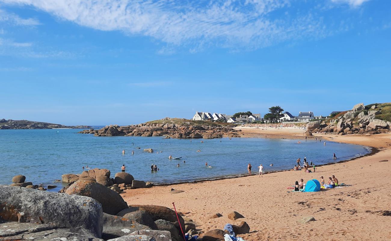 Foto de Plage de Toull Bihan con arena brillante superficie