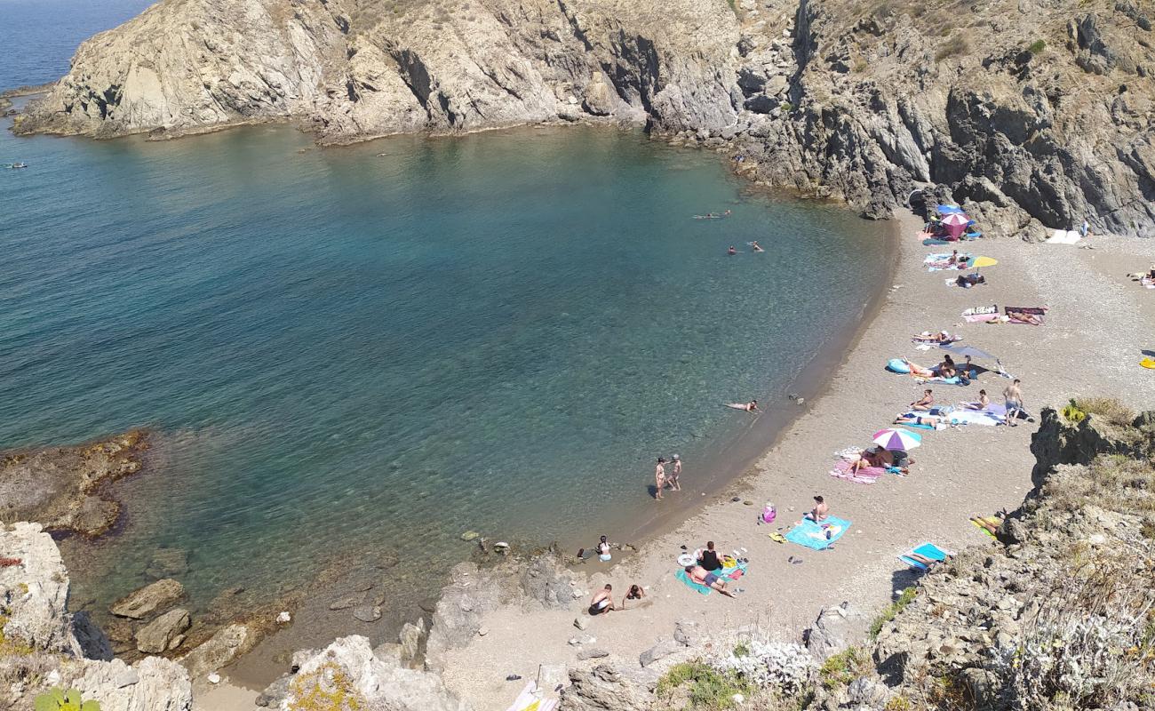 Foto de Plage du Troc con guijarro fino gris superficie