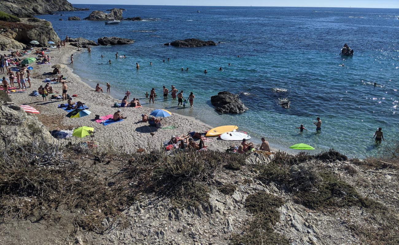 Foto de Plage des Allemands con guijarro fino gris superficie