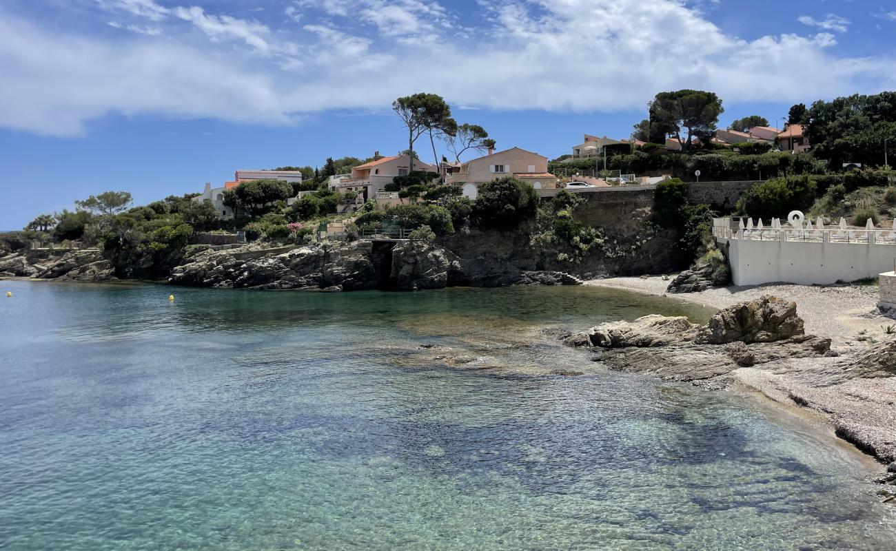 Foto de Plage Calanque de Bonne Eau con guijarro fino gris superficie