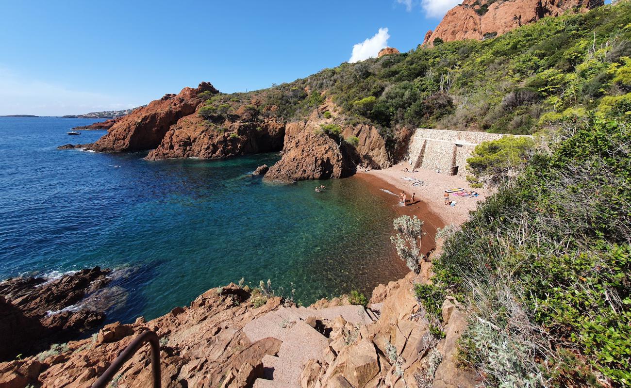 Foto de Calanque de Saint-Barthelemy con guijarro gris superficie